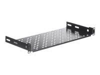 NETRACK 119-100-200-012 Netrack equipment shelf 19 1U/200mm charcoal