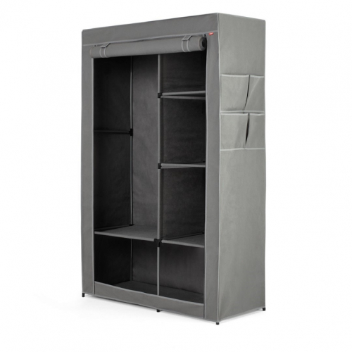 RAYEN Textile wardrobe 105 x 45 x 161 cm