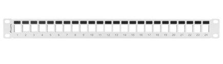 Lanberg Patch Panel 24 ports 1U 19 inch blank grey to keystone modules