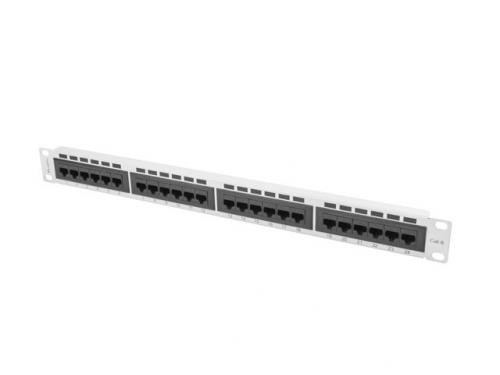 Lanberg Patch Panel 24 Port 1U Cat.6 gray