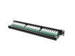 Lanberg Patch Panel 48 Port 1U Cat.5E black