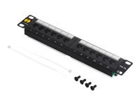 NETRACK 104-14 Netrack patch panel 10 12-ports cat. 5e UTP