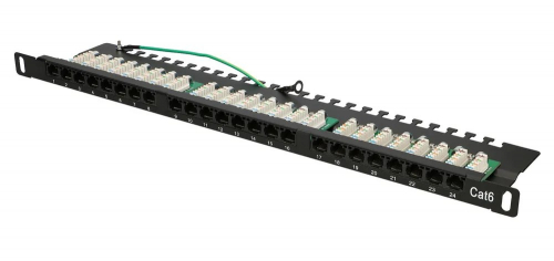 Extralink CAT6 UTP 0.5U | Patchpanel | 24 Ports