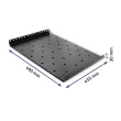 Qoltec Mount shelf for RACK 490433
