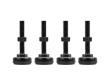 Lanberg Set of leveling feet M10 for cabinets AK-1602-B