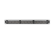 Lanberg Patch Panel 24 Port 1U Cat.6 black shield