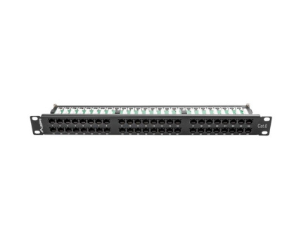 Lanberg PPU6-1048-B - patch-panel - 1U