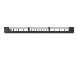 Lanberg PPKS-1124-B patch panel 1U