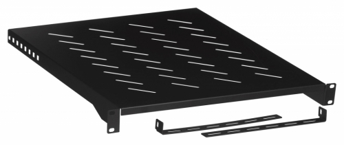 Lanberg AK-1005-B Rack shelf for 19’ 800MM (1U, 483X500MM)