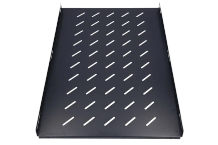 Extralink 1U 750mm Black | Shelf | 19