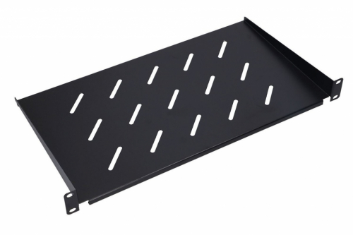 Extralink Shelf rack 1U for hanging cabinets black 25 cm