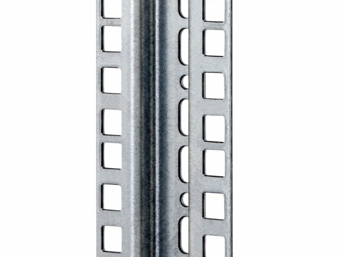 Vertical middle rail for rack 19