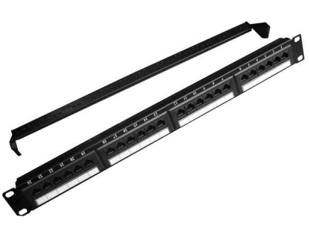Gembird Patch Panel 24 Port 1U Kat.5E Cable Managment