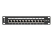Lanberg Patch Panel 12 Port 1U 10'' cat.5e black