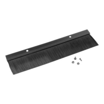 Lanberg 19'' cable entry brush panel | AK-1102-B | Black AK-1102-B