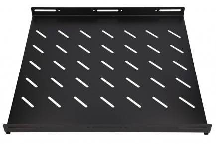 Extralink Shelf 1U 500mm black 19-inches