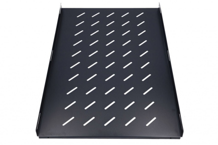 Extralink Shelf 1U 750mm black 19-inches