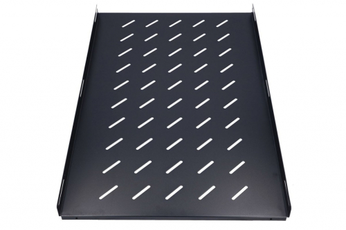Extralink Shelf 1U 750mm black 19-inches