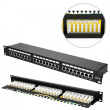 Extralink Patchpanel 24 ports CAT6 STP V2