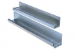 Mounting rails for network cabinets with a depth of 600 to 800mm, maximum load 100kg