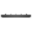 Digitus | Cable Management Panel | DN-97602 | Black | 5x cable management ring (HxD: 40x60 mm). The Cable Management Panel is getting fixed on the 483 mm (19“) profile rails. Five cable guiding rings allow an easy, horizontal array of patch cables. It
