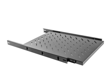 Lanberg Fixed shelf 1U 19'' 465x750mm black
