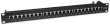 Intellinet Patch Panel, Cat5e, FTP, 24-Port, 1U, Shielded, 90° Top-Entry Punch-Down Blocks, Black