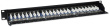 Intellinet Patch Panel, Cat5e, FTP, 24-Port, 1U, Shielded, 90° Top-Entry Punch-Down Blocks, Black