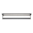 Digitus | Modular Patch Panel | DN-91411 | Black | Layout Keystone Entry: Straight; Area of application: 483 mm (19