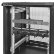 Qoltec Cable organizer for 19inches RACKs, 1U