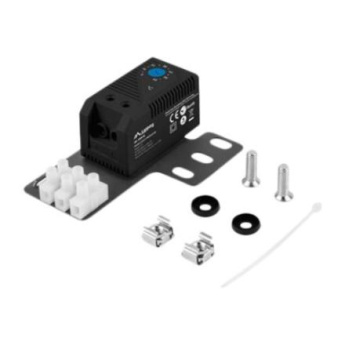 Lanberg Closed-loop thermostat 10A for rack cabinets with 19'' ear and terminal block | AK-1505-B | Черный AK-1505-B