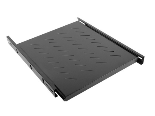 Lanberg 19'' Fixed Rack Shelf 1U 465x500mm Must 476384