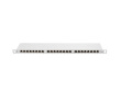 Lanberg Patch Panel 24 Port 0.5U Cat.6 gray shield