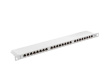 Lanberg Patch Panel 24 Port 0.5U Cat.6 gray shield