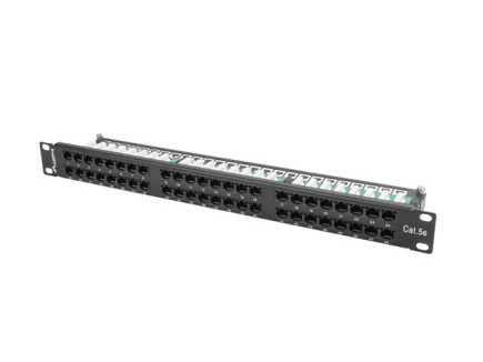 Lanberg Patch Panel 48 Port 1U Cat.5E Must