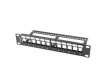 LANBERG PATCH PANEL BLANK 12 PORT 1U 10
