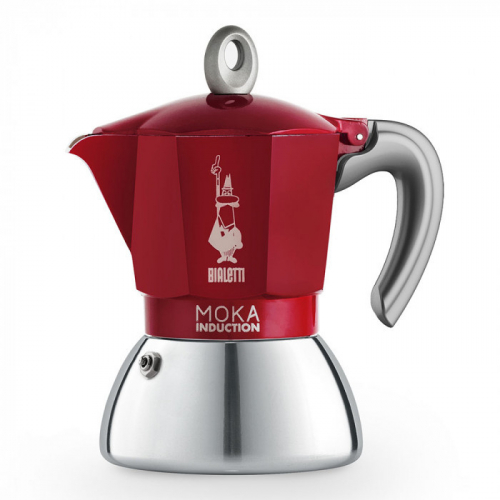 Espressokann induktsioonpliidile Bialetti Moka 4 tassile 0006944, punane