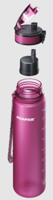 Filtripudel 0.8 l Aquaphor City rubiin