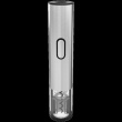 Prestigio Garda, smart wine opener, simple operation with 2 buttons, aerator, vacuum stopper preserver, foil cutter, opens up to 50 bottles wihout recharging, premium design, 500mAh battery, Dimensions D 17mm* H 290mm* W100 mm, silver color.