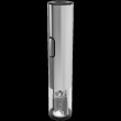 Prestigio Garda, smart wine opener, simple operation with 2 buttons, aerator, vacuum stopper preserver, foil cutter, opens up to 50 bottles wihout recharging, premium design, 500mAh battery, Dimensions D 17mm* H 290mm* W100 mm, silver color.