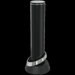 Prestigio Maggiore, smart wine opener, 100% automatic, opens up to 70 bottles without recharging, foil cutter included, premium design, 480mAh battery, Dimensions D 48*H228mm, Must + silver color.