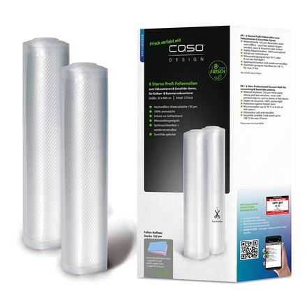 Caso | Vacuum Rolls | 01248 | 2 pcs | Dimensions (W x L) 30 x 600 cm | Transparent 01248