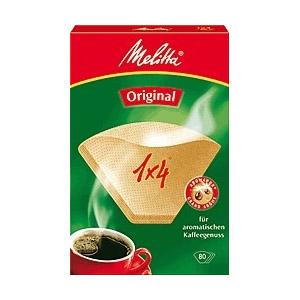 Kohvifiltrid 1x4 Melitta 80 tk / 0.1097.61