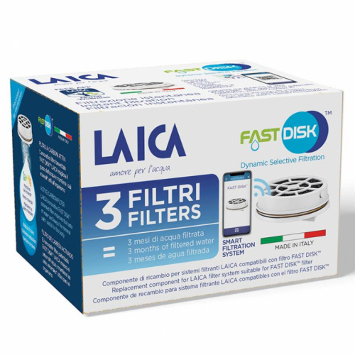 Veefilter Laica Fast Disk 3-pakk / FD03A