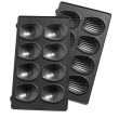 TEFAL Madeleine plates for cookies XA801512 Black | TEFAL | Madeleine plates | XA801512 | Black XA801512