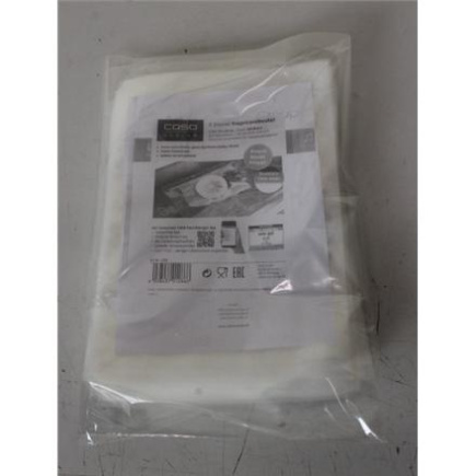 Renew. Caso Vacuum Sealer bags, 25 x 35 cm, 100 pcs | Caso Sealed edge bags | 01286 | 100 bags | Dimensions (W x L) 25 x 35  cm | NO ORIGINAL PACKAGING 01286SO