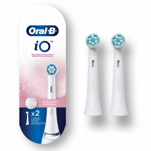 Braun Oral-B iO Gentle Care, 2 tk, valge - Lisaharjad Braun Oral-B iO elektrilisele hambaharjale / IO2WHITE