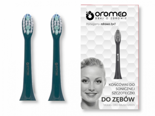 ORO-MED Sonic toothbrush tip ORO-BRUSH GREEN