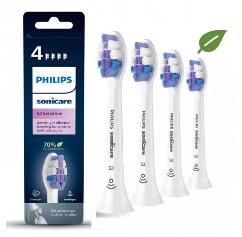 Philips Toothbrush headsi Sonicare S2 Sensitive HX6054/10 4 pieces