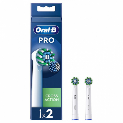 Braun Oral-B Cross Action Pro, 2 tk, valge - Varuharjad / EB50-2W/NEW